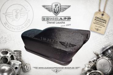 Zündapp Luftfilterdeckel 530-​10.135 20mm Durchlass für KS 50 80 Typ 530 - Strukturiert
